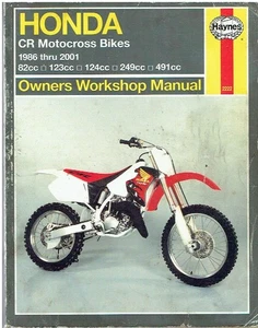 HONDA CR80R CR80RB CR125R CR250R CR500R (1986-2001) OWNERS WORKSHOP MANUAL - Picture 1 of 1