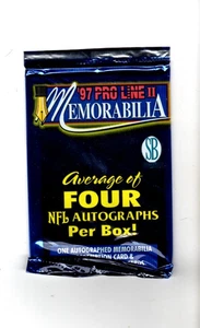 10 count lot 1997 Pro Line II Football Sealed Packs! RARE WAX LOT - Picture 1 of 2