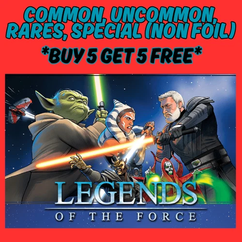 STAR WARS UNLIMITED - LEGENDS OF THE FORCE - SINGLE CARDS *BUY 5 GET 5 FREE* - Image 1 of 1