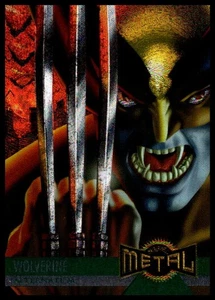Marvel Wolverine 1995 Metal Fleer 137 Alternate Metal Insert - Bild 1 von 2