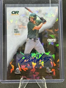 Nick Kurtz Auto Onyx Rips /465 On Card Auto A's Star Rookie ROY Athletics - Picture 1 of 2