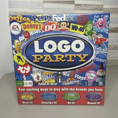 Logo Party Board Game by Spinmaster New Sealed in Box  - Image 1 of 3