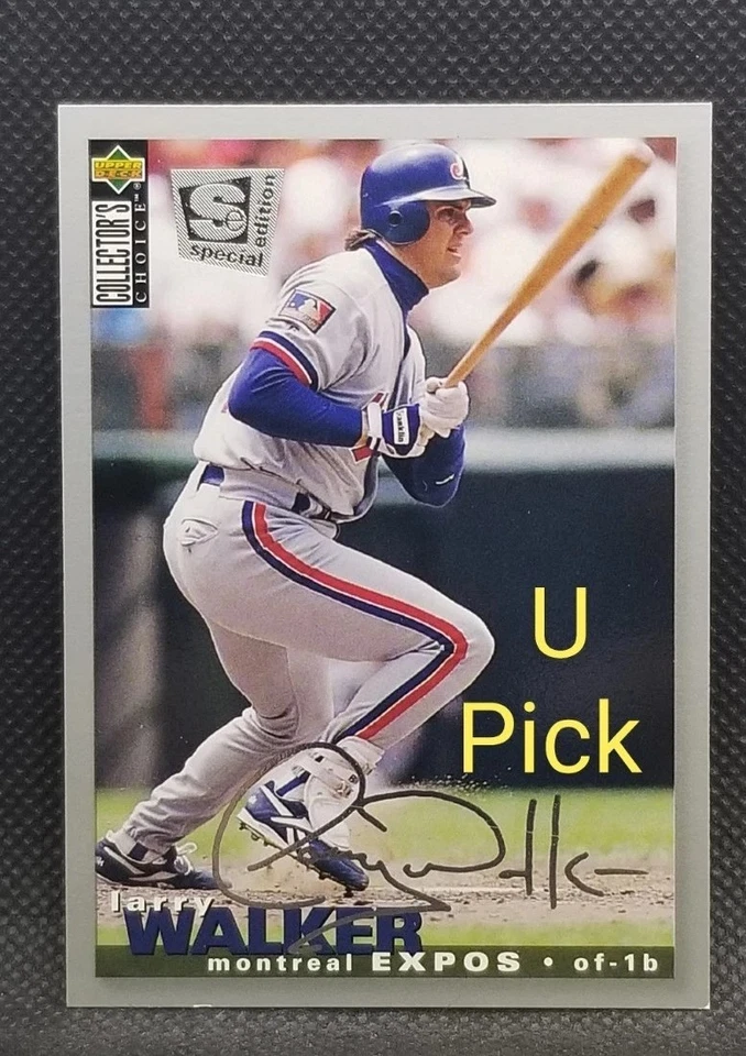 1996 Upper Deck Collectors Choice Silver Signature SE Special  Edition-"U PICK" - Image 1 of 1