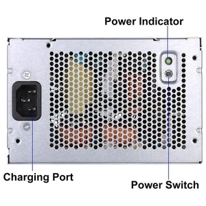 Server Power Supply For DELL T3500 D525AF-00 H525AF-00 6W6M1 M821J - Afbeelding 1 van 4
