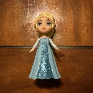 Disney Mini Elsa Frozen Poseable Articulated Doll Figure 3” Jakks - Picture 1 of 11