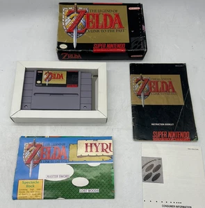 The Legend of Zelda: A Link to the Past COMPLETE w/ MAP (Nintendo SNES, 1992) - Afbeelding 1 van 19