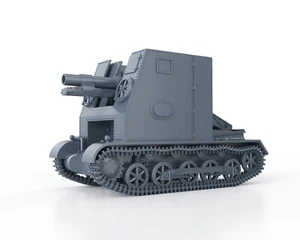 WWII GERMAN - BISON 15cm SIG 33 - 1/56 1/72 1/87 1/100 3D PRINTED - Picture 1 of 5