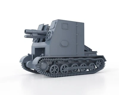 WARGAMEZONE WWII GERMAN - BISON 15cm SIG 33 - 1/56 1/72 1/87 1/100 3D PRINTED