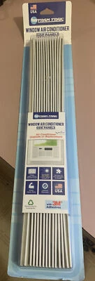 Ventana Aire Acondicionado Panel Lateral Pelar y Pegar Acordeón Marco Trak Nuevo 19" x 12" Foto 1 de 4