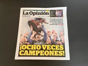 La Opinion Newspaper Dodgers Win World Series Freddie Freeman MVP 10/31/2024 - Picture 1 of 2