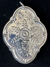 Vintage Sterling Towle Silver Christmas Ornament 1984