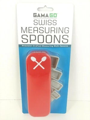 2011 Gama-Go GamaGo Swiss Measuring Spoons Brand New Sealed in Package NIP  - Image 1 of 3