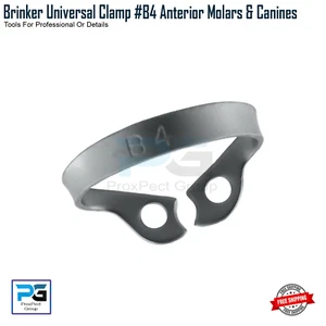 Dental Rubber Dam Brinker Clamp #B4 Premolar Anterior Dam Teeth Universal Clamp - Picture 1 of 5