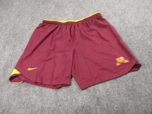 Minnesota Gophers Short Men's 3XL XXXL Red Nike Athletic Team Issue 9" Inseam* - Picture 1 of 15