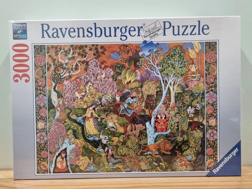 Puzzle Ravensburger 3000 pezzi giardino del sole segni difficili da trovare - Immagine 1 di 1