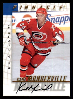 1997-98 Be A Player AUTO #165 Kent Manderville - Image 1 of 2