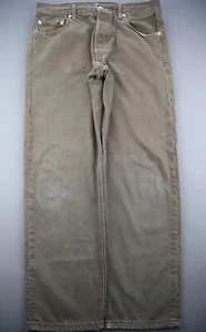 Pantalones de mezclilla Levi's Button Fly 501 vintage 2003 para hombre rectos desgastados talla 34x30 - Imagen 1 de 12
