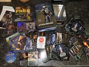 Star Wars Trading Card Game Lot über 200 Karten Vintage 2002 Topps Sammeln Tin - Bild 1 von 19