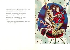 E0001 Man and woman by Max Hunziker and Karl Ganz, Zurich Swiss PTT, Bern 1970 - Picture 1 of 2