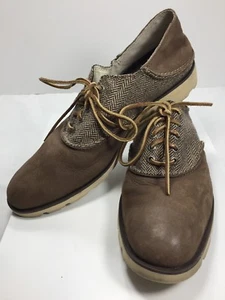 Herren Sperry Topsiders Braun Fischgrät Leder Oxford-Schuhe Halbschuhe Schuhe Gr. 11,5 M - Bild 1 von 12