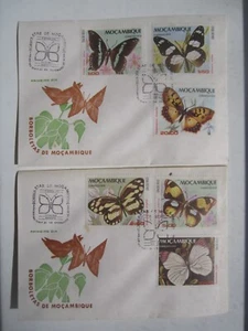 MOZAMBIQUE BUTTERFLIES FDC COVERS - Picture 1 of 1