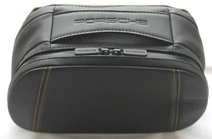 Bolso práctico Porsche genuino - cuero negro con bolsa para el polvo - Imagen 1 de 5