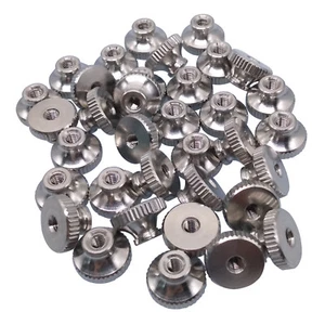 Stock de EE. UU. 10 piezas M3 x 0,5 mm Acero Inoxidable Tuerca para Pulgar Doblada Hilo para Mano Derecha - Imagen 1 de 5