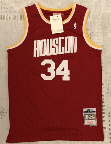 Hakeem Olajuwon HoustonRockets Mitchell Ness 1993-94 Swingman Jersey XXL SEE ALL Cover