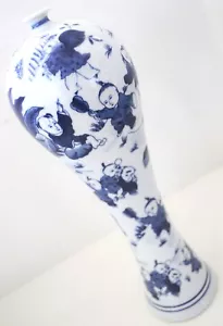 Jarrón de cerámica japonés chino azul y blanco Zz Meiping ciruela niños asiático - Imagen 1 de 11