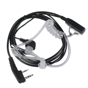 Q14926-10 Earpiece Throat BF-888s for Tube Mic Baofeng Pcs 10 UV5R Air Headset - Photo 1/7