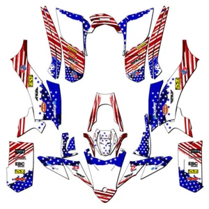 2017-2021 YFZ 50 MERICA Usa Senge Graphics Kit Compatible with Yamaha - Picture 1 of 7