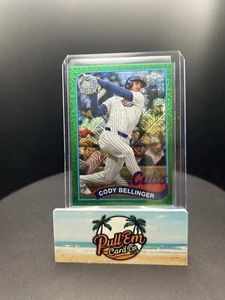 2024 Topps UPDATE CODY BELLINGER Green SILVER PACK CHROME /99 CUBS T89CU-24 - Bild 1 von 2