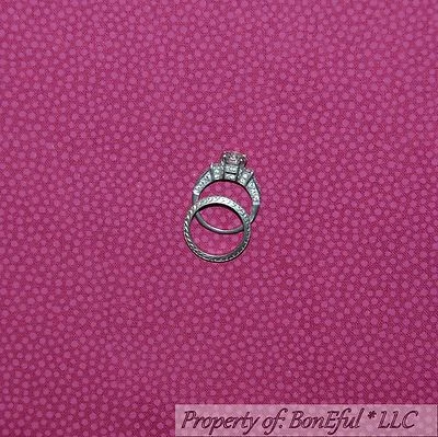 BonEful FABRIC FQ Cotton Quilt Pink Fuchsia POLKA Dot Calico Minnie Mouse Disney - Image 1 of 4