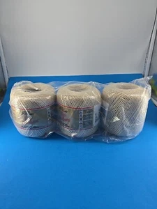 3 NEW Vintage J. & P. Coats Mercerized Cotton Thread Knit-Cro-Sheen - ECRU 0061 - Picture 1 of 3