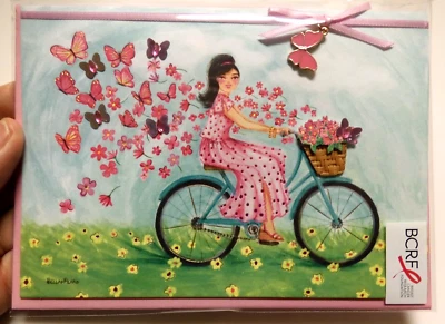 1 Papyrus Card High Quality BELLA PILAR Girl on Bike To My Beautiful Friend
