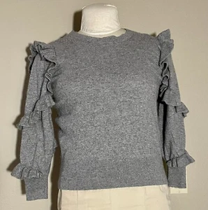Banana Republic Pullover grau weich Damen ITALIENISCH extrafeine MERINOWOLLE Small - Bild 1 von 6