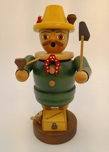 Räuchermann De Qualmguschen Mückenschreck - Lenk & Sohn Erzgebirge - Rarität - Picture 1 of 2