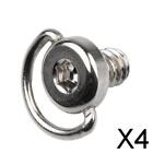 2-4pack 1/4" Camera Mounting Screw for Tripod Monopod Quick Release Plate LS076