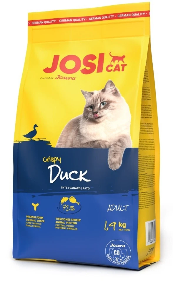 4032254774907 JOSERA JosiCat Crispy Duck - Trockenfutter für Katzen - 1,9 kg JOS - Bild 1 von 1