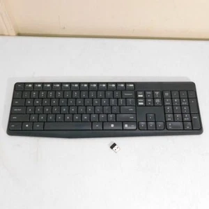Logitech K235 Wirelesss Keyboard Tested Working Includes Dongle 2.4 GHz - Picture 1 of 4