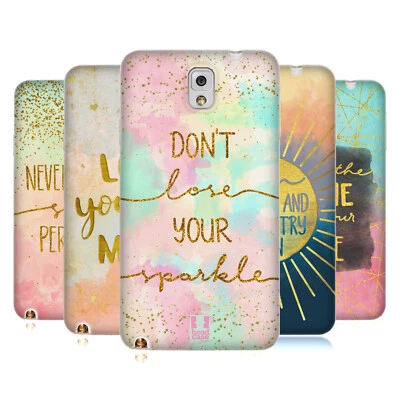 CAPA DE CABEÇA DESIGNS CITAÇÕES DOURADAS CAPA GEL MACIA PARA TELEFONES SAMSUNG 2 - Imagem 1 de 4