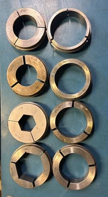 8pc B&S 23 S L522 Crawford Stub Collets Screw Machine Turret Metal Lathe Tools - Image 1 of 4