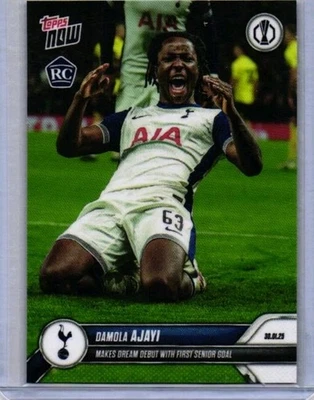2024-25 Topps Now Europa League Damola Ajayi Tottenham Hotspur verde #016 Foto 1 de 2