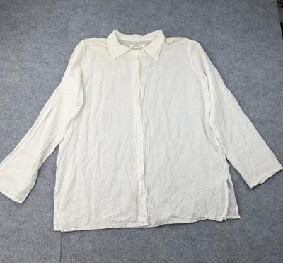 Camisa Auntie Oti Abotonada Mujer 2 Khadi Ligera Algodón Relajado Costero Foto 1 de 4