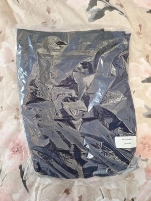 NUEVO Pantalones Médicos Medline Para Mujer Azul Marino 4913NVYL Cintura Elástica Talla Grande Foto 1 de 2