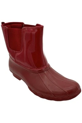 Bota Chelsea Jr Sperry para niños unisex de agua salada roja Foto 1 de 3