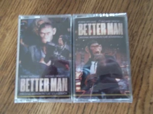 Better Man Motion Picture Soundtrack Audio Cassette Tapes (Gold/Silver) New x 2 - Picture 1 of 2