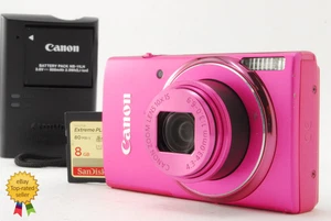 Y2K [EXC5 w/charger] Canon IXY 140 Pink Compact Digital Camera 20.0MP From Japan - Picture 1 of 9