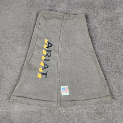 Ariat Work FR Neck Gaiter Mens One Size Gray Flame Resistant CAT 2 Arc Flash - Image 1 of 4