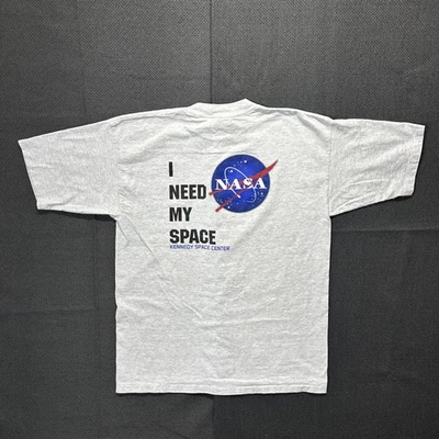 Vintage NASA Kennedy Space Center T Shirt I Need My Space Size XL Single Stitch - Image 1 of 4